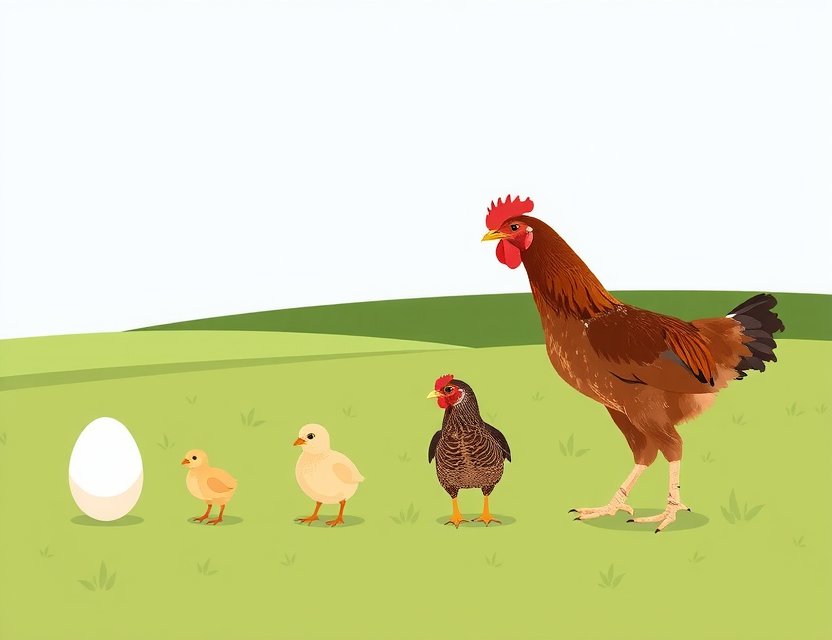 Lifecycle of pasture-raised chicken