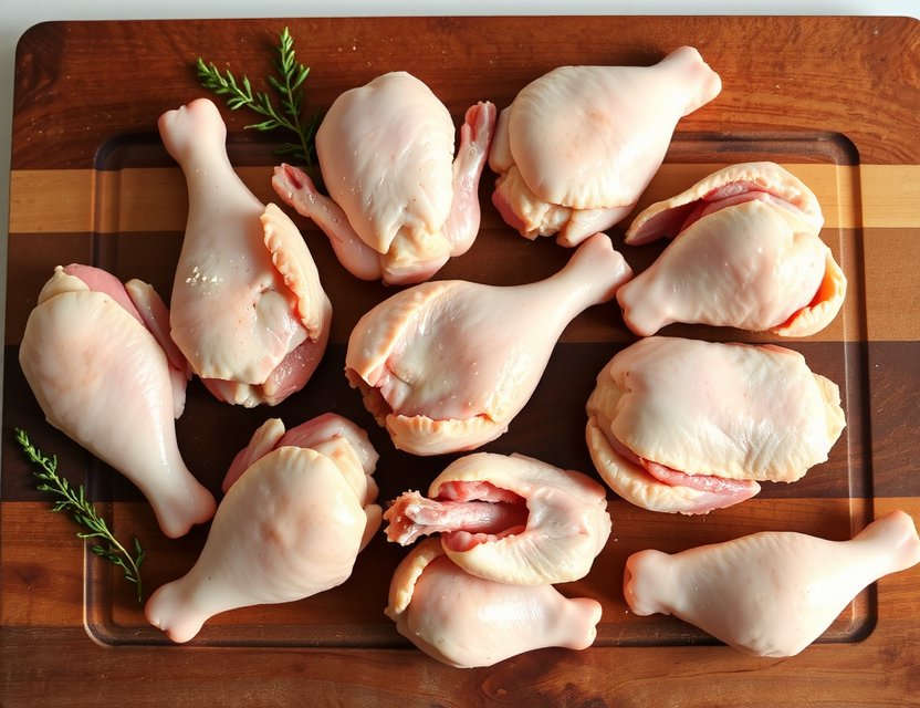 Fresh free-range chicken cuts for sustainable poultry Schwäbisch Hall