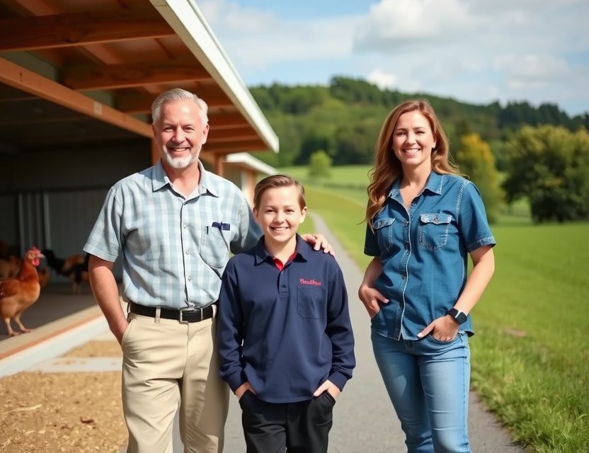 Our farmers ready to assist you with sustainable poultry inquiries